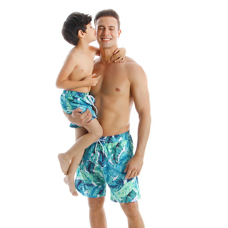 New Style Parent Child Swimwear Quick Drying Beach Pants - Image 9