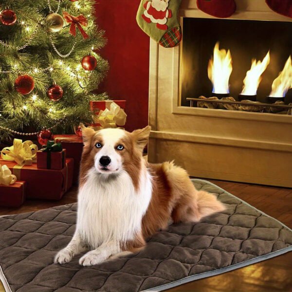 Dog Cat Bed, Cat Dog Non-Slip Mat, Extra Warm Thermal Pet Pad  Self-Heating Cat Mat Warm Thermal Pet Pad Washable Dog Crate Pad Heat Dog Cat Bed Mat Blanket Non-Slip Bottom For Outdoor And Indoor Pets - Image 5