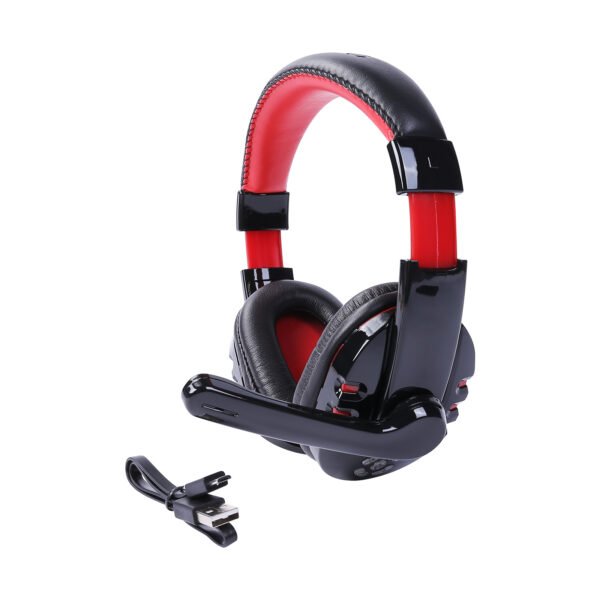 Wireless Bluetooth 4.2 Over-ear Headphones, Noise-canceling Adjustable Headphones, Deep Bass Stereo Gaming Miniature Headphones - Image 6
