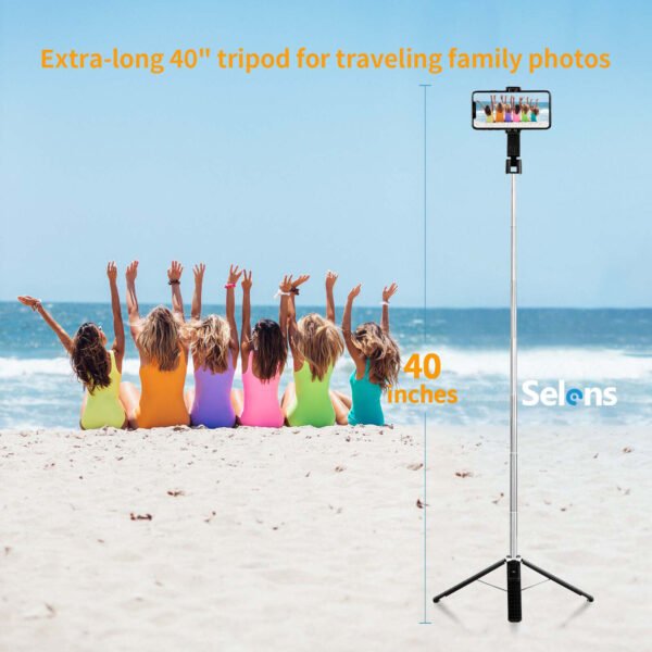 Selfie Stick Bluetooth Remote Phone Holder Tripod Stand For  Universal - Image 7