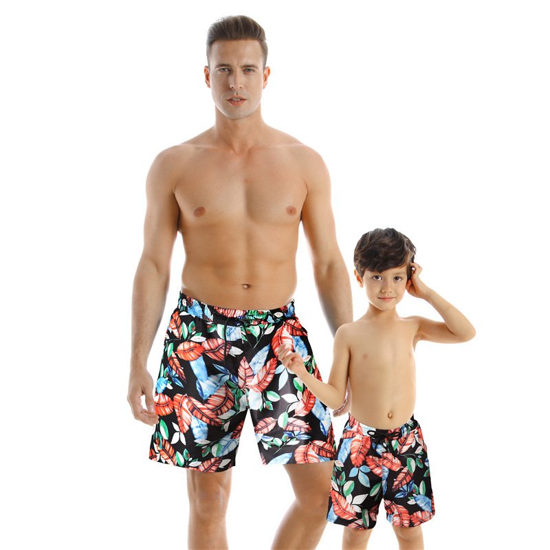 New Style Parent Child Swimwear Quick Drying Beach Pants - Image 4