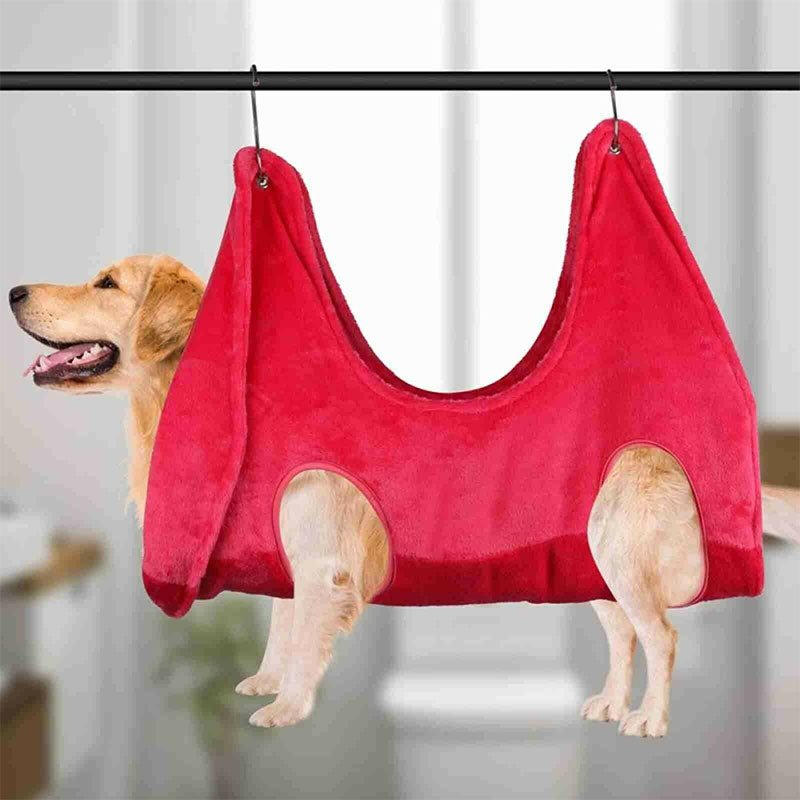 Pet Dog Cat Grooming Hammock Harness Dog Hammock Restraint Bag Helper Breathable Dogs Grooming Trimming Hammock Helper Cats - Image 2