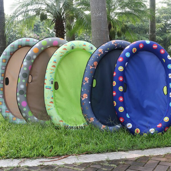 Dog Swimming Pool Inflatable Hammock Pets Pool Floating Bed Spring Summer Swimming Ring - Image 2