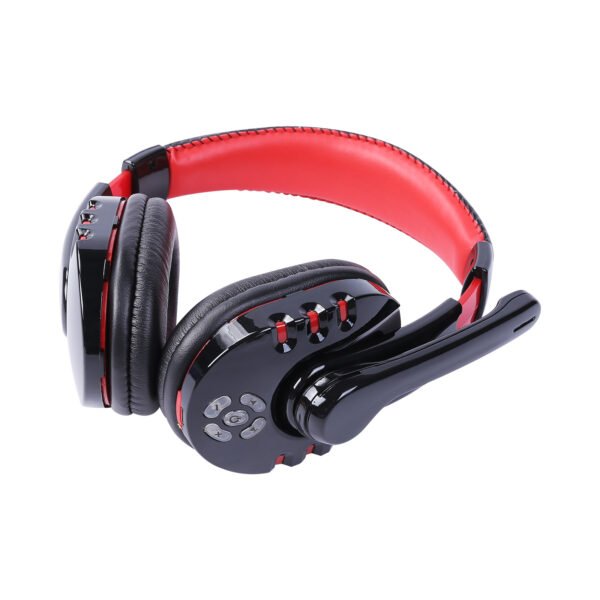 Wireless Bluetooth 4.2 Over-ear Headphones, Noise-canceling Adjustable Headphones, Deep Bass Stereo Gaming Miniature Headphones