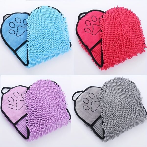 Absorbent Dog Towel, Microfiber Quick Drying Towel Machine Washable With Hand Pockets Pet Towel For Medium Large Dog Super Absorbent Pet Towel Quickly Dry Your Dog Or Cat After Bath Time - Image 3