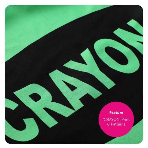 Childs Green Crayon Fancy Dress Costume - School Book Week/World Book Day Crayon Dress - Kids Novelty Fancy Dress Costume - Image 4