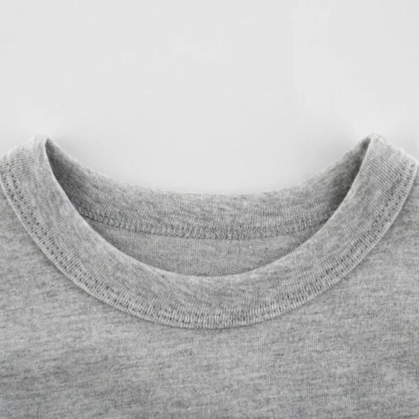 7 Colours Children's T-shirt Cotton Long Sleeve Solid Colour Base Coat Leisure Wear Boys Girls Tops Kids Clothes - Image 2