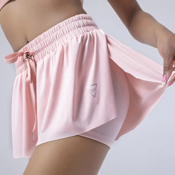 New Women Shorts Skirts High Waist Breathable Sweat Shorts Summer Security Pants Woman Sports Skirts Gym Yoga Shorts Sportswear - Image 20