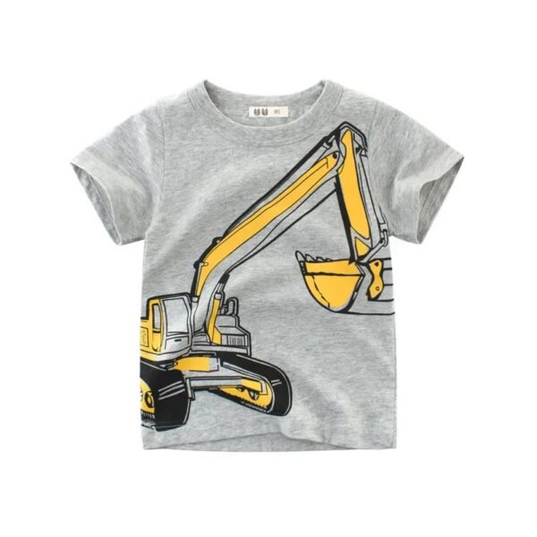 2025 Summer Children 3D Cartoon T-shirt for Boy Animal Printing Dinosaur Shark Boys T Shirt Girls Tops Tees Cartoon Kids Clothes - Image 17