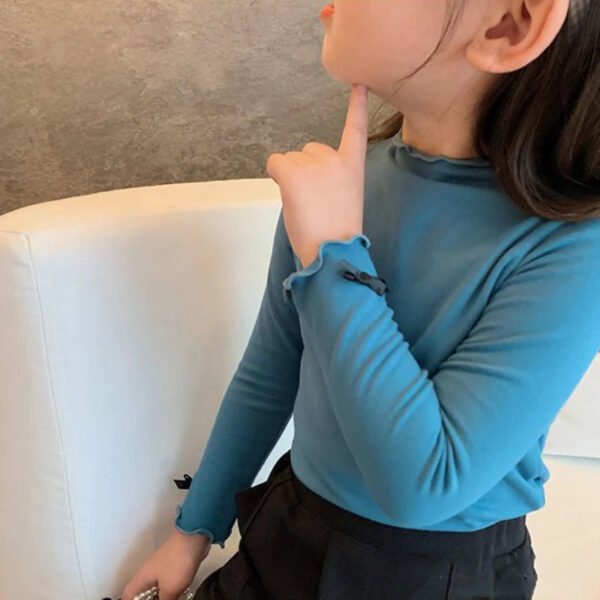 Baby Girls T-shirts Long-sleeve T-shirt for 1-6 Years Old Delicate Cotton Soft Spring Autumn Infants Toddlers - Image 6