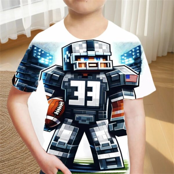 Children's Clothing Adventure Style Boys Clothes Cartoon T-Shirt for a Boy Fashion 2024 Baby Summer Clothes O-Neck Children Top - Image 6