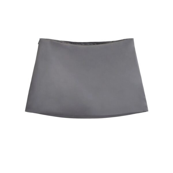 Black Mini Skirts Y2k Clothes Korean Fashion 2024 Summer Satin Skirts For Woman Low Rise Skirt Kawaii Pink Skirt With Shorts - Image 9