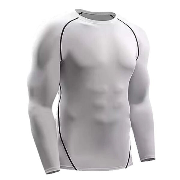Compression Long Sleeve T Shirt Men Elastic Training T-shirt Gym Fitness Workout Tights Sport Jersey Athletic Running Shirt Men - Image 13
