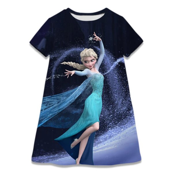 Hot Sale Kids Girl Cosplay Snow Queen Top Disney Frozen Elsa And Anna Princess Dress for 2-8 Years Girls Birthday Party Dresses - Image 9