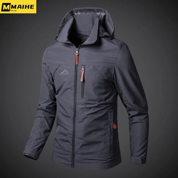 Mens Windbreaker Jackets Waterproof Military Hooded Coat Male New Combat Jackets Men Autumn Outdoor Hiking Biking Bomber Outwear - Image 4
