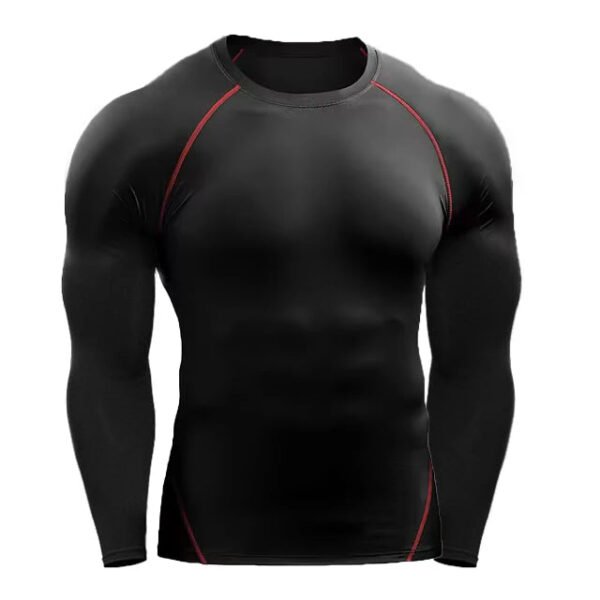 Compression Long Sleeve T Shirt Men Elastic Training T-shirt Gym Fitness Workout Tights Sport Jersey Athletic Running Shirt Men - Image 11