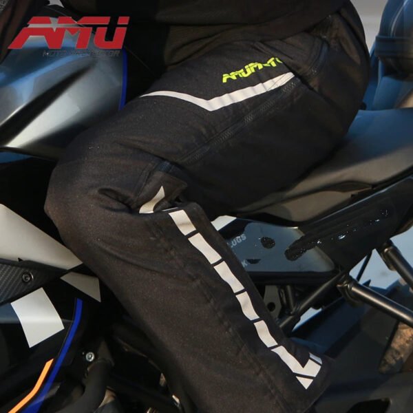 AMU Motorcycle Quick Take Off Waterproof Windproof Thermal Protective Pants Gor Men And Women - Image 2