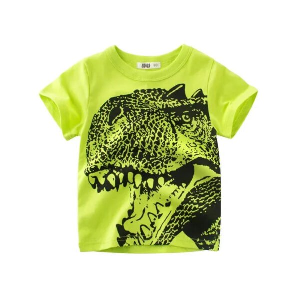 2025 Summer Children 3D Cartoon T-shirt for Boy Animal Printing Dinosaur Shark Boys T Shirt Girls Tops Tees Cartoon Kids Clothes - Image 20