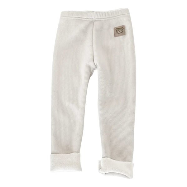 Korean Autumn Winter New Children One Piece Leggings Unisex Boys Girls Baby Cold Prevent Warm Cartoon Elastic Bound Feet Pants - Image 10