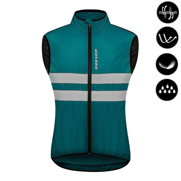 WOSAWE Cycling Windbreaker Men Packable Windproof Reflevtive Jacket Running Biking Hiking Riding Wind Coat MTB Bicycle Jersey - Image 16