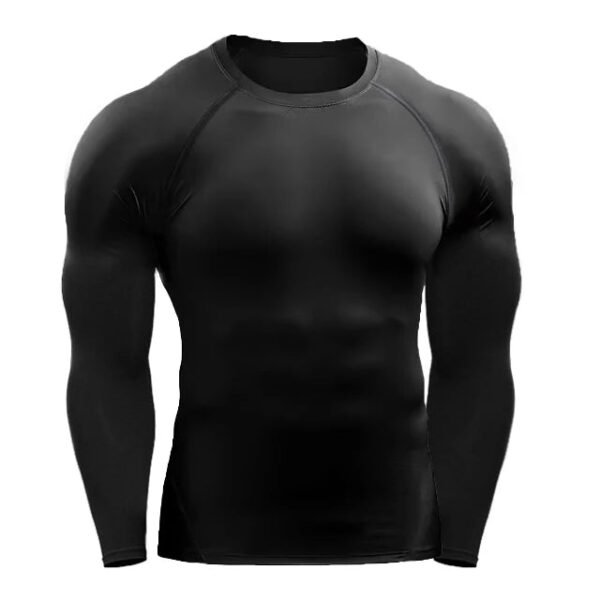 Compression Long Sleeve T Shirt Men Elastic Training T-shirt Gym Fitness Workout Tights Sport Jersey Athletic Running Shirt Men - Image 12