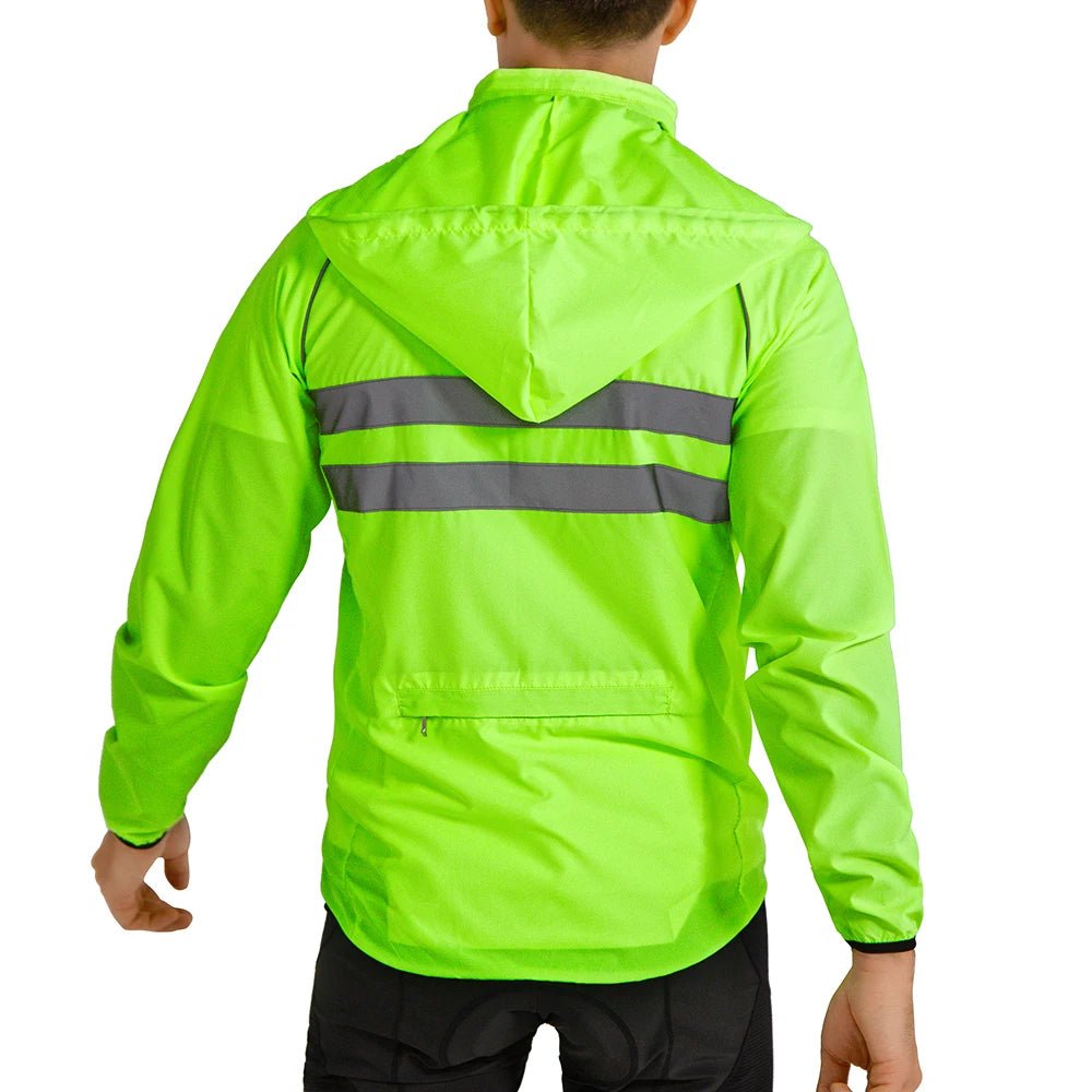 WOSAWE Cycling Windbreaker Men Packable Windproof Reflevtive Jacket Running Biking Hiking Riding Wind Coat MTB Bicycle Jersey - Image 4