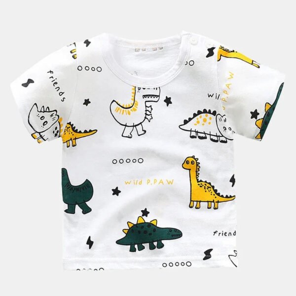 Children's Clothing T-Shirt  Kids Clothes Boys Girls Summer Cartoon Tops Short Sleeve Clothes 100% Cotton Baby Clothing - Image 12