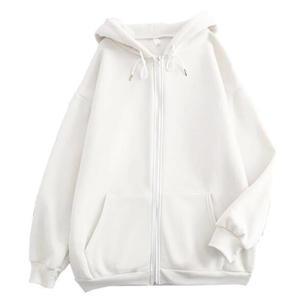 Fashion Mens Jacket Coat Long Sleeve Sweatshirts Oversized Zipper Hoodies Streetwear Loose Man Hoodies Casual Jacket - Image 7
