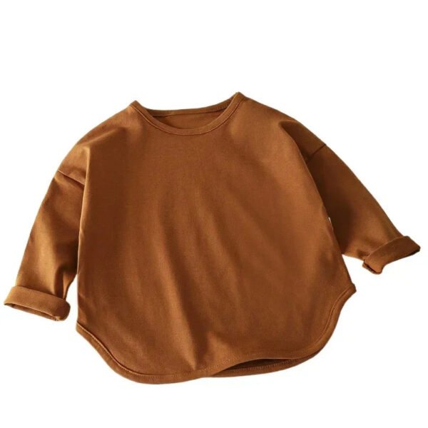 Baby Boys Basic Tee Long Sleeve T-shirts Pure Cotton Baby Girl Tops Kids T-shirt Cotton Spring Tee Shirts Baby Boy Clothes - Image 5