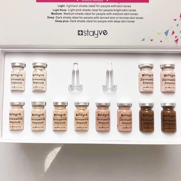 Stayve 8ml BB Cream Glow Essence Starter Kit Facial Niacinamide Foundation Moisturiseing Cream Skin Care Beauty - Image 25