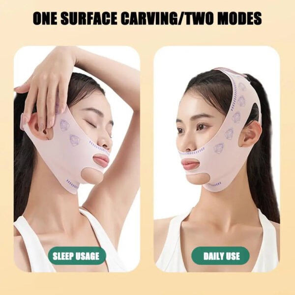 Chin Cheek Slimming Bandage V Shaper V Line Lifting Mask Face Lifting Anti Wrinkle Strap Band Sleeping Mask Beauty Health - Image 5
