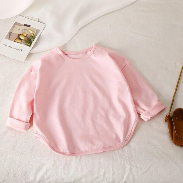 Baby Boys Basic Tee Long Sleeve T-shirts Pure Cotton Baby Girl Tops Kids T-shirt Cotton Spring Tee Shirts Baby Boy Clothes - Image 10