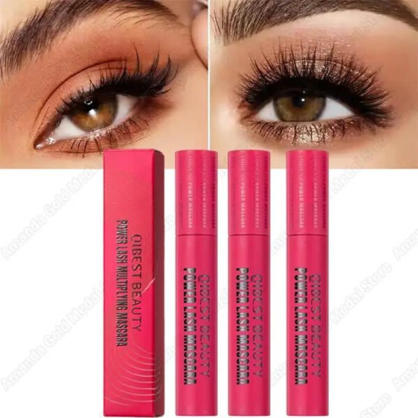 5D Waterproof Mascara Lengthening Eyelashes Women's Make-up Waterproof Mascara Black Silk Fibre Mascara Korean Cosmetics New - Image 8