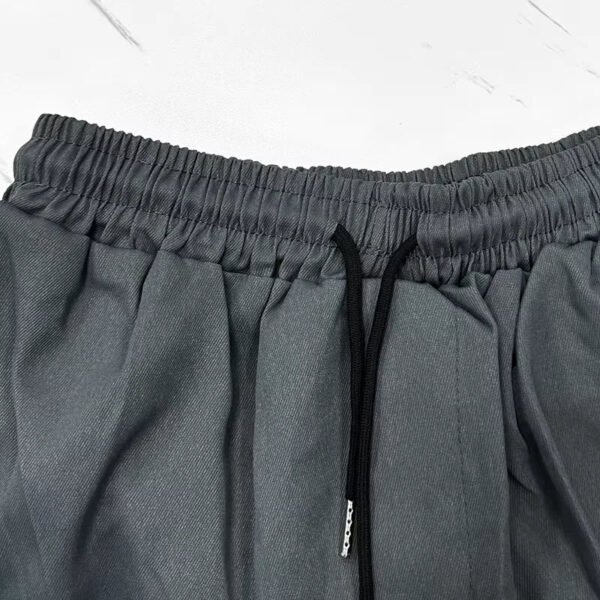 2025 Get To School  Summer Men's New Thin Harlan Elastic Cargo Pants Loose Sports Trend All Tie Feet High Street Casual Pants - Image 4