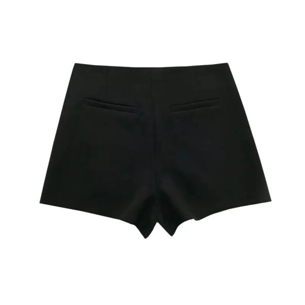 TRAF 2024 Black Mini Skirt Shorts Woman Fashion Asymmetric Skort For Women High Waist Short Skirts Woman Summer Casual Shorts - Image 8