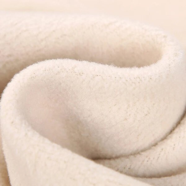 Autumn and winter children's solid color sports plus velvet pants boys and girls comfortable leisure warm sports fashion pants. - Image 2