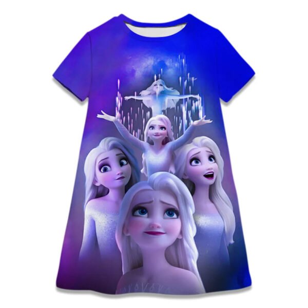 Hot Sale Kids Girl Cosplay Snow Queen Top Disney Frozen Elsa And Anna Princess Dress for 2-8 Years Girls Birthday Party Dresses - Image 14