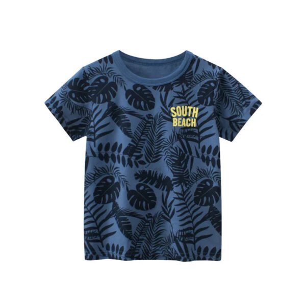 Children Short Sleeve T-shirts Korean Version Kids Clothing Boy Baby Cotton Tees 2-9 Years Summer Cartoon Tops - Image 12