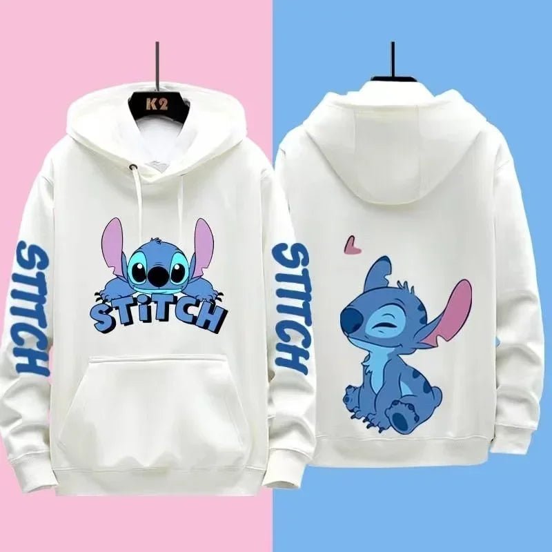 Miniso Funny Anime Autum Winter Men Women Hoodie Children Clothe Kid Girl Boy Lilo and Stitch Sweatshirt Manga Hoody Baby Casual - Image 10