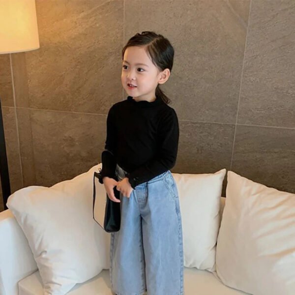 Baby Girls T-shirts Long-sleeve T-shirt for 1-6 Years Old Delicate Cotton Soft Spring Autumn Infants Toddlers - Image 3