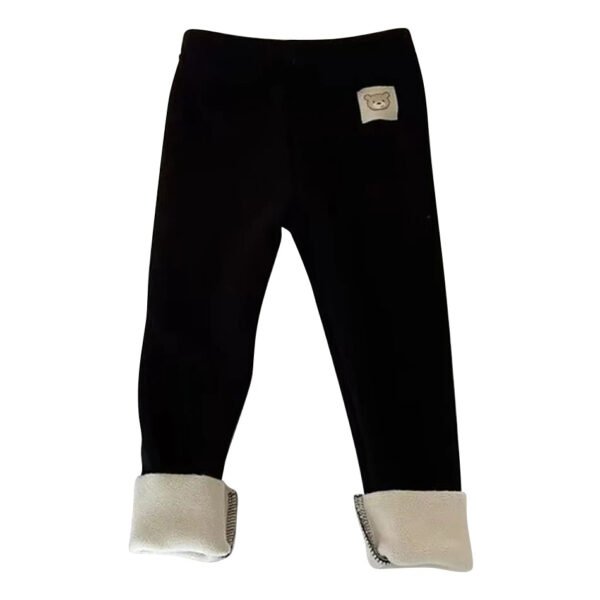 Korean Autumn Winter New Children One Piece Leggings Unisex Boys Girls Baby Cold Prevent Warm Cartoon Elastic Bound Feet Pants - Image 7