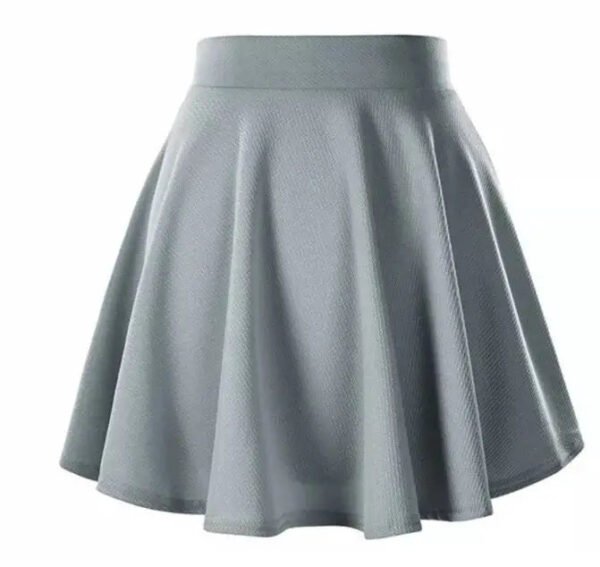 Summer Basic Skirts Women Shorts Mini Elastic Pleated Skirts High Waist Bubble Sun Skirts School Girl Uniform Lined Safety Pants - Image 7