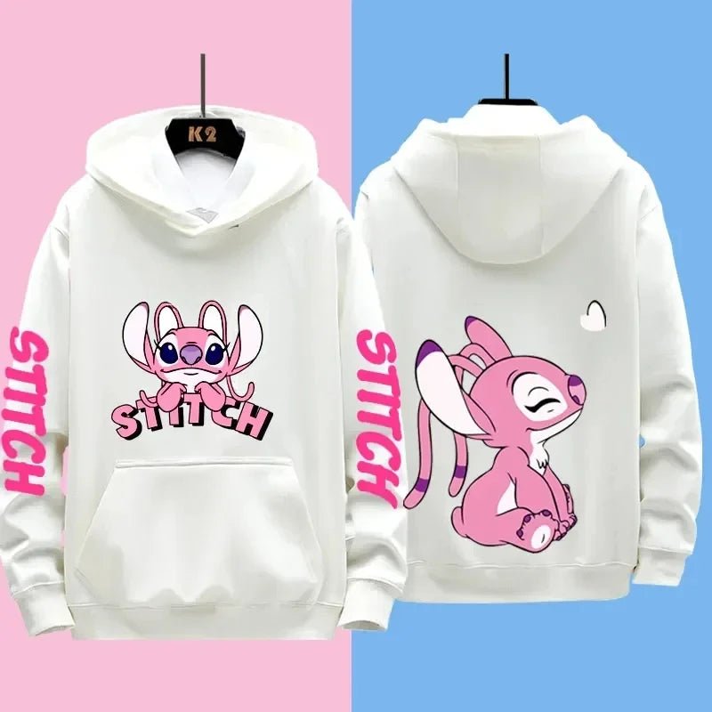 Miniso Funny Anime Autum Winter Men Women Hoodie Children Clothe Kid Girl Boy Lilo and Stitch Sweatshirt Manga Hoody Baby Casual - Image 6