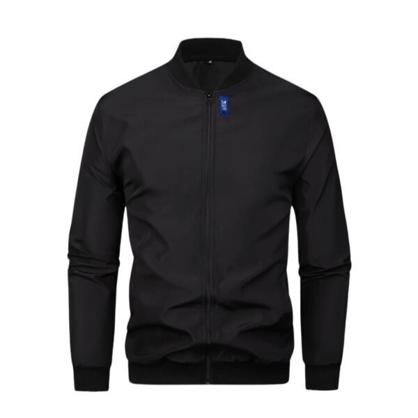 2024 Spring and Autumn New Baseball Collar Short Loose Solid Color Jacket Men's Business Casual Thin Coat Trend - Image 11