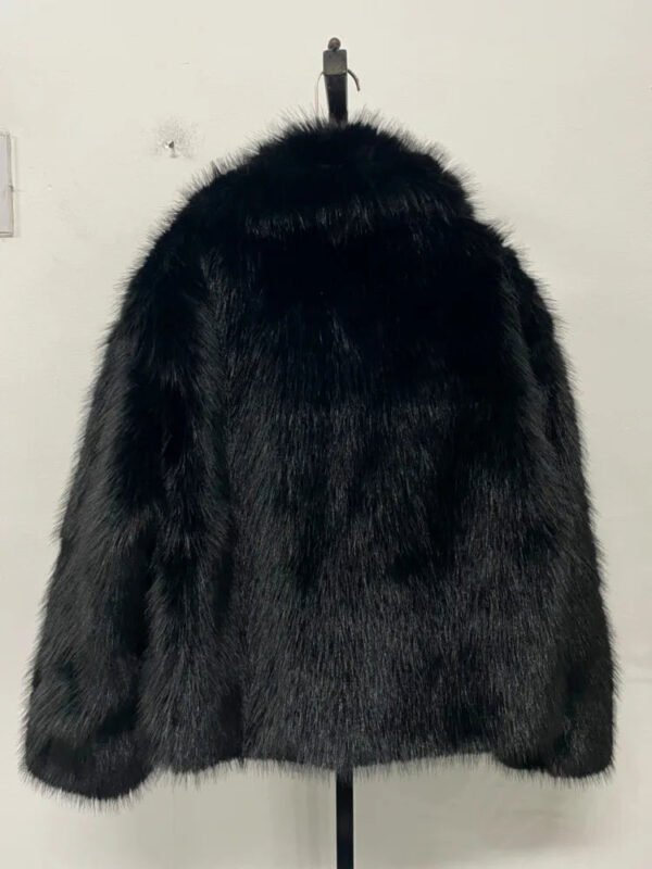 LGRQ 2025 new autumn and winter fashion women clothes turn-down collar fur full sleeves cardigan female coat tide WQ1004700 - Image 2