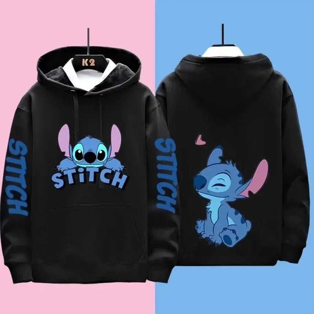 Miniso Funny Anime Autum Winter Men Women Hoodie Children Clothe Kid Girl Boy Lilo and Stitch Sweatshirt Manga Hoody Baby Casual - Image 9