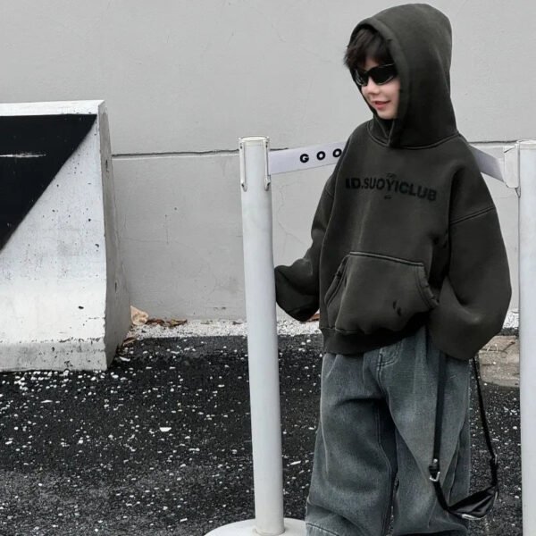 Winter Plush Kids Pants New Children's Clothing Jeans for Boys Lining Thicken Denim Trousers Baby Warm Casual Kids Denim Pants - Image 4