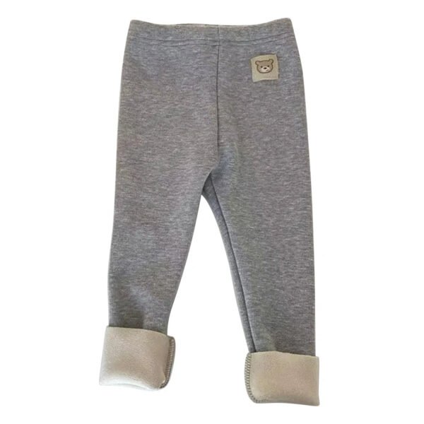 Korean Autumn Winter New Children One Piece Leggings Unisex Boys Girls Baby Cold Prevent Warm Cartoon Elastic Bound Feet Pants - Image 8