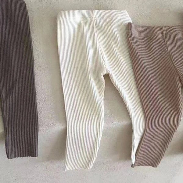 0-3Yrs Infant Baby Boys Girls Pure Color Pants Children's Clothes Pants Spring Summer Casual Kids Baby Girls Boys Pants - Image 6