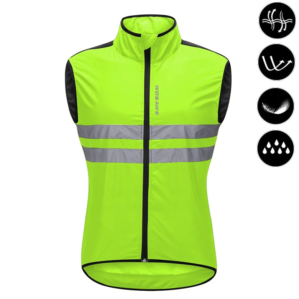 WOSAWE Cycling Windbreaker Men Packable Windproof Reflevtive Jacket Running Biking Hiking Riding Wind Coat MTB Bicycle Jersey - Image 10